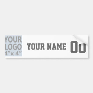 Personalisierter Sport-Team-Jersey-Autoaufkleber Autoaufkleber