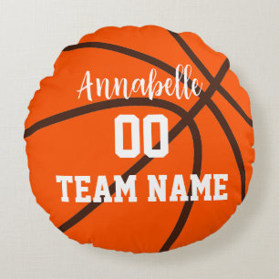 Personalisierter Sportball Rundes Kissen