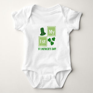 Personalisierter St Patrick Baby Strampler
