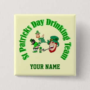 Personalisierter St. Patrick-Tag Button