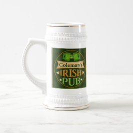 Personalisierter St Patrick Tagesirische Pub-Tasse Bierglas