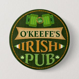 Personalisierter St Patrick Tagesirischer Button