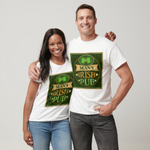 Personalisierter St. Patrick's Day Irish Pub T - S T-Shirt