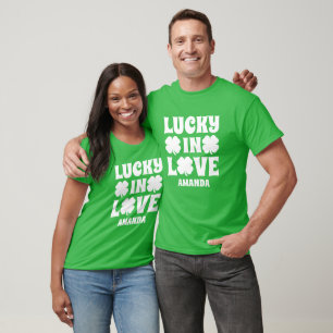 Personalisierter St. Patrick's Day Junggeselinnen- T-Shirt