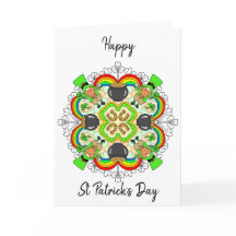 Personalisierter St. Patrick's Day Mandala