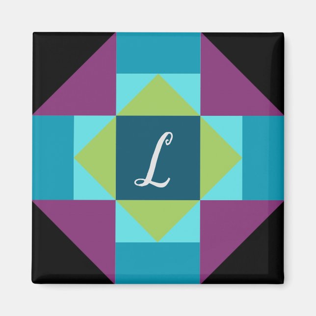 Personalisierter Stallquilt Magnet (Vorne)