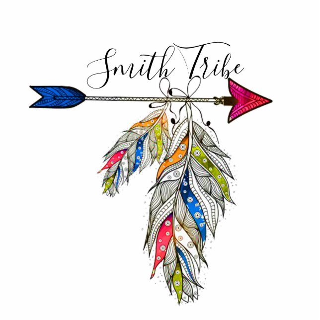 Personalisierter Stammmagnet Fotoskulptur Magnet (Vorne)