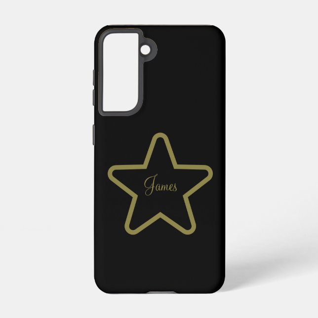 Personalisierter Star-Phone-Case Samsung Galaxy Hülle (Rückseite)