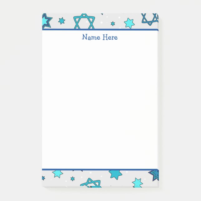 Personalisierter Star von David Post-It Klebezettel (Vorderseite)