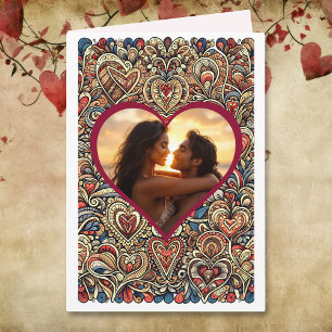 Personalisierter Steampunk - Glücklicher Valentins Karte