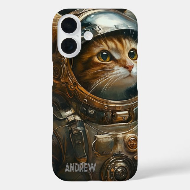Personalisierter Steampunkatronenastronaut Case-Mate iPhone Hülle (Rückseite)