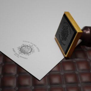 Personalisierter Stempel für Vintage-Higly-Label