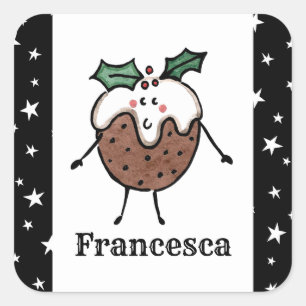 Personalisierter Sticker für den Weihnachtsbaum