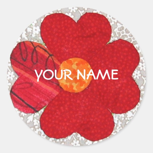 Personalisierter Sticker! Runder Aufkleber (Vorderseite)