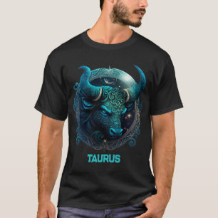 Personalisierter Stier-Zodiac Astrologie T-Shirt