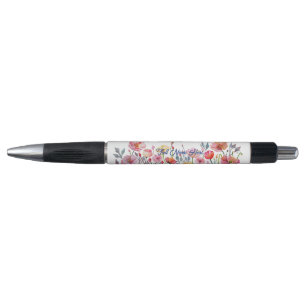 Personalisierter Stift 'Poppies on Parade'