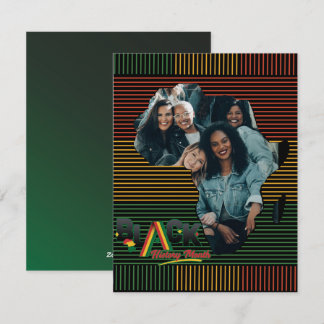 Personalisierter Stolz auf die schwarze Freiheit - Feiertagskarte