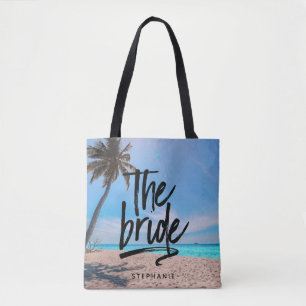 Personalisierter Strand Die Bridge Tote Tag