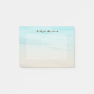 Personalisierter Strand Post-it Klebezettel