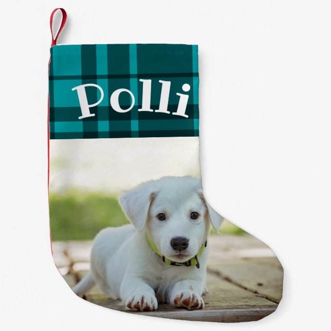 Personalisierter Strumpf Individuelle Name Kleiner Weihnachtsstrumpf (Vorderseite)