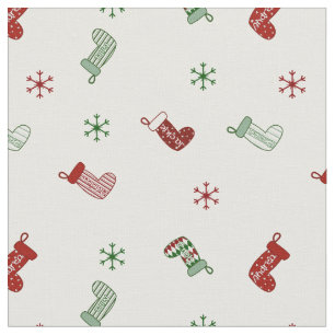 Personalisierter Strumpf Pattern Stoff
