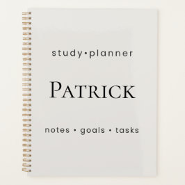 Personalisierter Studienplaner Aesthetic StudentWö Planer