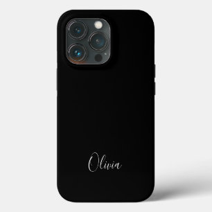 Personalisierter stylischer Schriftname Monogramm iPhone 13 Pro Hülle