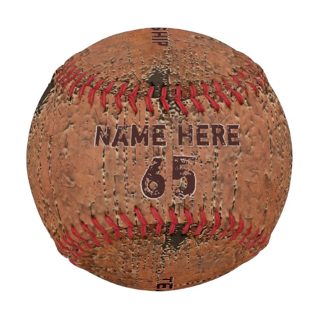 Personalisierter Super Cooler Baseball-Ball Baseball (Vorderseite)