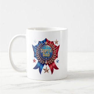 Personalisierter Super-Dad-Individueller Name Held Kaffeetasse