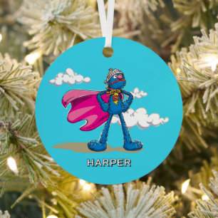 Personalisierter Super Grover Benutzerdefinierte Ornament Aus Metall