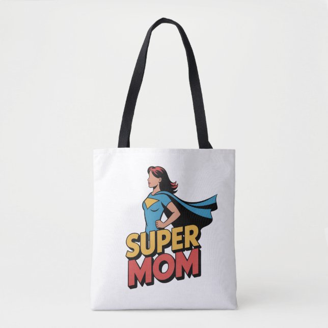 Personalisierter Super-Mom-Superheldin-Muttertag (Vorderseite)