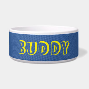 Personalisierter Superhero Dog Bowl - Comic Burst Napf