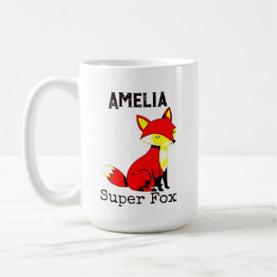 Personalisierter süßer Fuchs Kaffeetasse