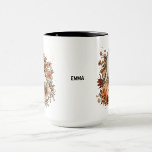 Personalisierter süßer Geist und schwarze Katze He Tasse