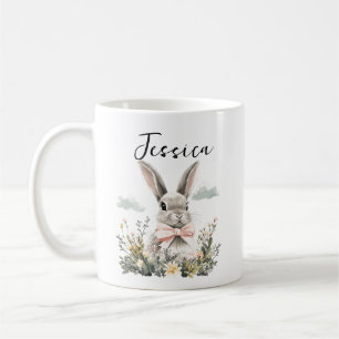 Personalisierter süßer Hase Adorable Kaninchen-T Kaffeetasse