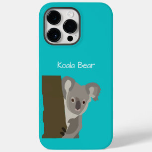 Personalisierter süßer Koala-Bär iPhone 14 Pro Max Hülle