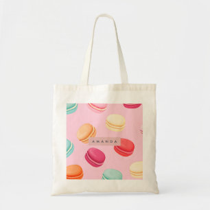 Personalisierter süßer Pastell-Macarons-Genuss Tragetasche