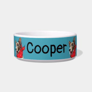 Personalisierter süßer Pembroke Welsh Corgi Napf