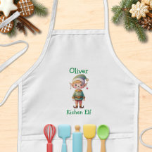 Personalisierter süßer Weihnachtself