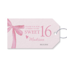 Personalisierter Sweet 16 Geburtstag Coquette Rosa