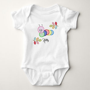Personalisierter Sweet Cartepillar Baby Bodysuit Strampler