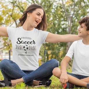 Personalisierter T - Shirt der Proud-Mama