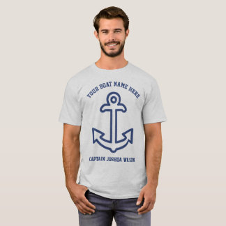 Personalisierter T - Shirt des Ankerschiffs