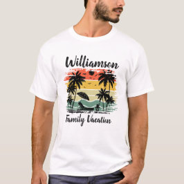 Personalisierter T - Shirt für Familienurlaub