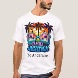 Personalisierter T - Shirt für Familienurlaub