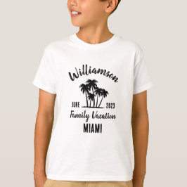 Personalisierter T - Shirt für Familienurlaub