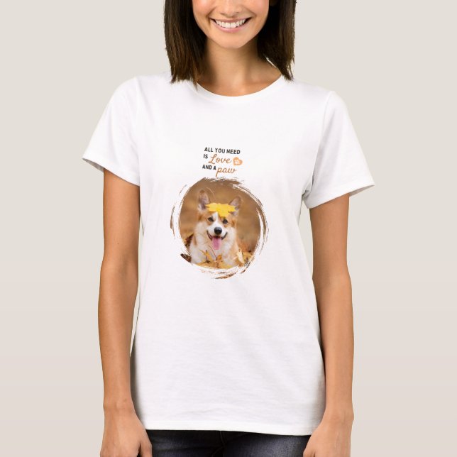 Personalisierter T - Shirt für Heimtiere Foto (Vorderseite)