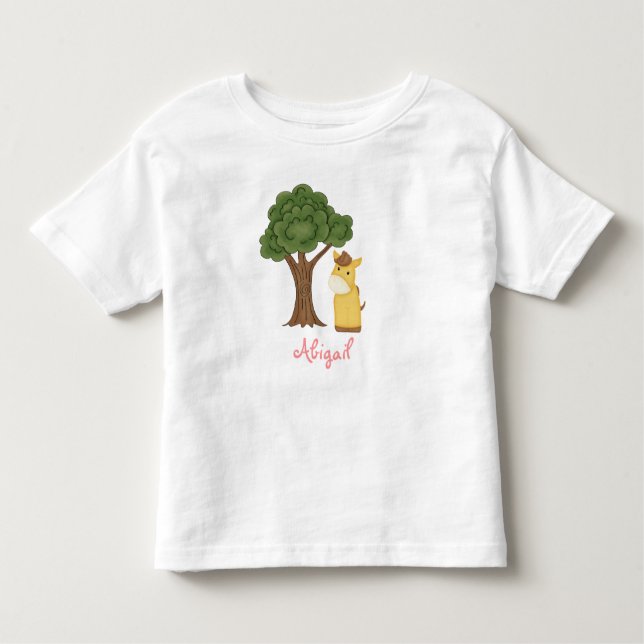 Personalisierter T - Shirt für Mädchen (Vorderseite)