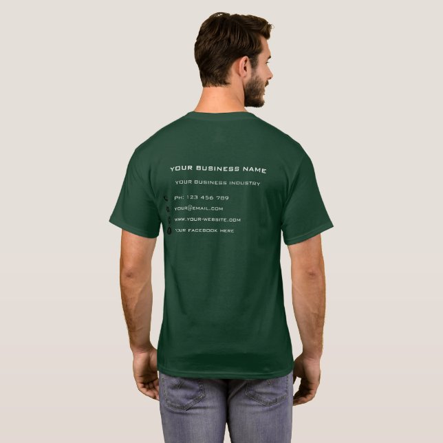 Personalisierter T - Shirt Ihr Name (Schwarz voll)