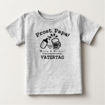 Personalisierter T - Shirt Vater KindertagesOutfit